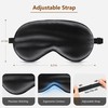 Loomluxe Sleep Mask Silk Eye Mask for Men Sleeping Mask,