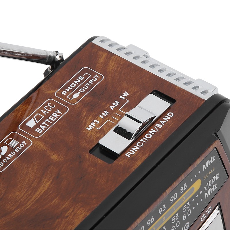 FM AM SW Radio USB FullWave Band Portable Radio Player