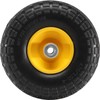 (2-Pack) VEVOR 10-Inch Solid Rubber Tires and Wheels, 4.10/3.50-4" Flat