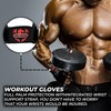 FIGHTSENSE Workout Gloves for Men Women, Weight Lifting Gloves with
