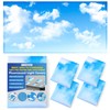 ANGSYLTH 4 Pcs Fluorescent Light Covers with Flame Retardant Certificate