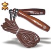 BAY® LETS JUMP 0.8 cm Thick Professional Leather Skipping Rope