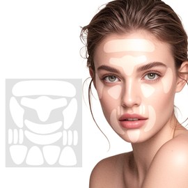 LURNODY Pack of 160 Face Wrinkle Remover Strips, Anti Wrinkle Plasters, Anti Wrinkle Pads, Facial Patches, Face Wrinkle Plasters for Smoothing Eyes, Mouth or Face - Reusable