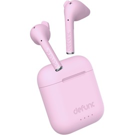 DEFUNC True Talk In-Ear True Wireless Earbuds with ENC Noise Cancelling Mic, 5.2 Bluetooth Headphones, Fast Charging Case, Touch Control, IPX4 Water & Sweat Proof - Pink