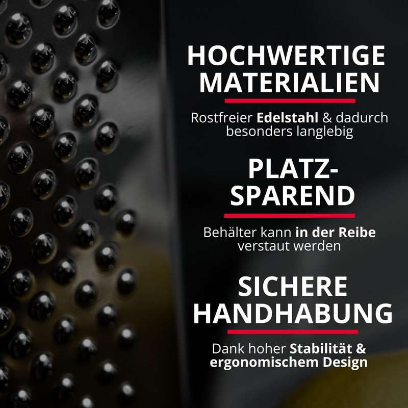 Westmark Grater, Stainless Steel, Silver, 15.7 x 10.6 x 8