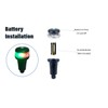 Pactrade Marine Navigation Lights for Boats LED - Red/Green Battery