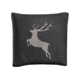 David Fussenegger 8709 Cushion Cover Sylt Deer 50 x 50 cm 50 x 50 cm grey