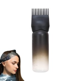 Scalp Oil Dispenser - Reusable Hair Oiling Bottle 6 Ounce | Portable Root Comb Scalp Comb Container Enhances Deep Conditioning
