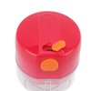 Garlic Chopper USB Charging Portable Red Double Blade 360 Degrees