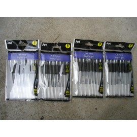 Jot New ! 4 X 8 Counts Jot Gel Pens 0.7 mm Medium Assorted Smooth Writing Soft Grip