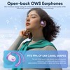 BRONA Open Ear Headphones,Ows Hanging Earphones 5.4 Bluetooth,Hy-T26 X15 Pro