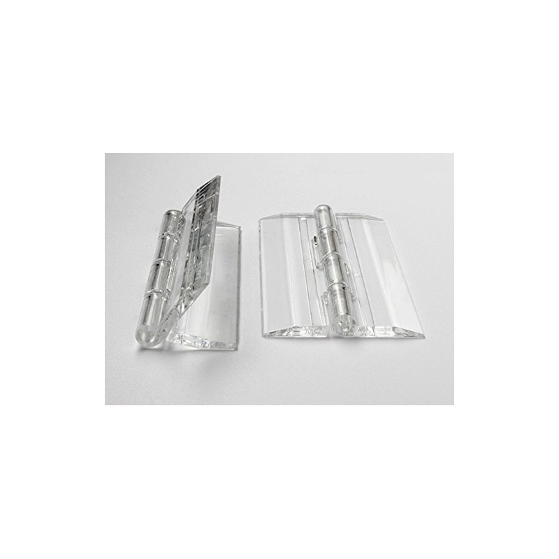 50pcs of 25X33mm Clear Acrylic Hinge, PMMA Perspex Transparent Folding