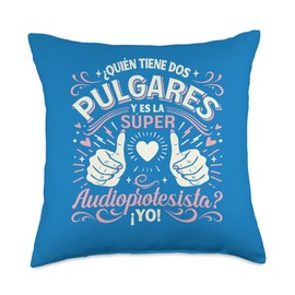 Súper Audioprotesista Regalo Audio Protesista Mujer Throw Pillow