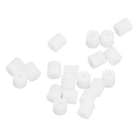 Leapiture 20-Piece Plastic Motor Transmission Replacement Motor Transmission Toy Car Replacement Gear Set Plastic Gear Repair for 11T RC Car