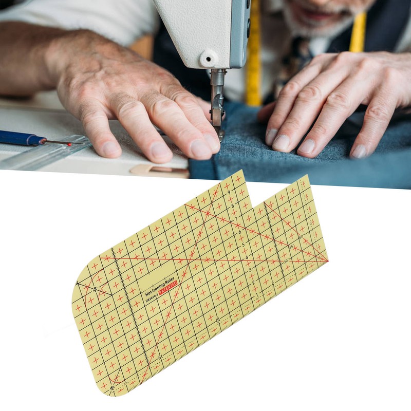 Hot Hem Ruler High Temperature Resistance Hot Ironing Measuring Tool