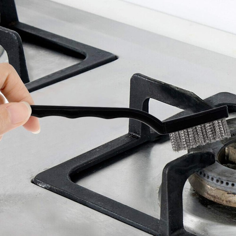 Topbuti 15 Pcs Mini Stainless Steel Wire Brush Set for