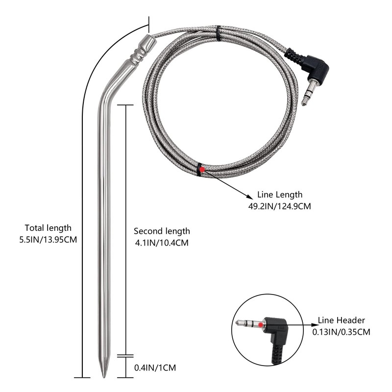 2 Pack Replacement Part for Camp Chef Meat Probes, Smoker