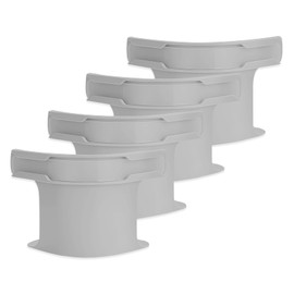 Tehttz 4Pcs Bed Sheet Fixing Clips with Lock Strips, Sheet Corner Holders Bed Sheet Holders Fastener Clips Corner Tightener Clips for Mattress Covers, Blankets, Bedding (Gray)