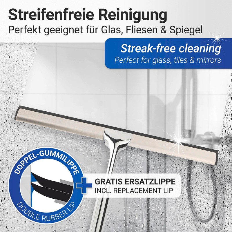 WENKO Terni Plus Bathroom Wiper