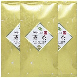 Stem Tea Upper Shizuoka Product, 3.5 oz (100 g), Set of 3 Bags