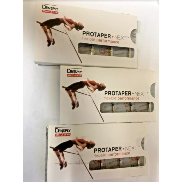 DENTSPLY ProTaper Next x1,x2,x3 - 3 single packs (9 files)