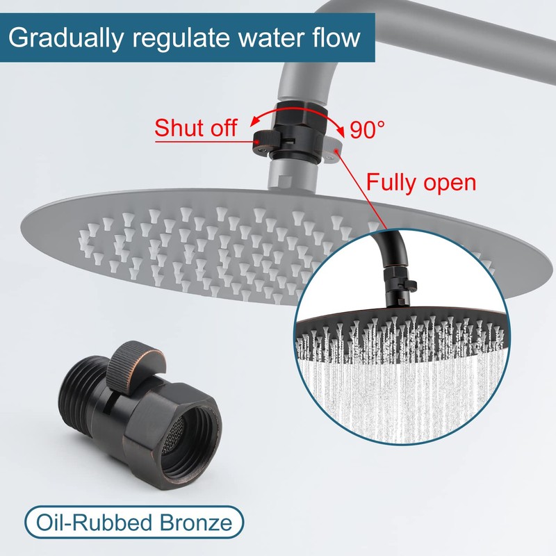 Water Flow Control Valve Shut Off Valve Shower Volume Control