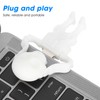 Cartoon U Disk White Skull Appearance High Speed Bulk Storage