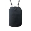 Leather Neck Pouch for Phone (Style 3) - Black