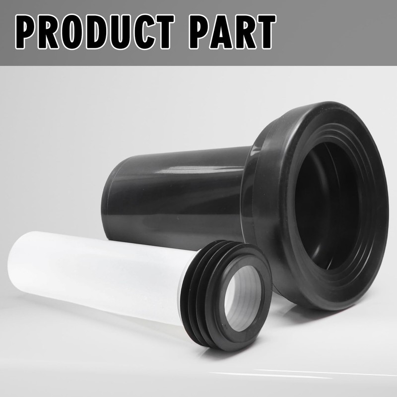 Wall Hung Toilet Gasket and Connector Set Compatible with Geberit