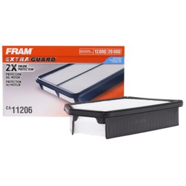 FRAM Extra Guard CA11206 Replacement Engine Air Filter for Select Hyundai and Kia Models, Provides Up to 12 Months or 12,000 Miles Filter Protection