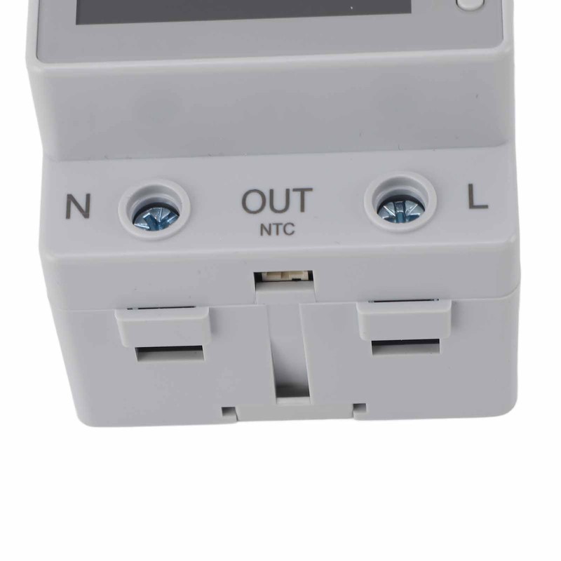 DIN Rail Voltage Current Meter 170‑270V 0‑63A Digital Display Energy