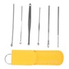 IWOWHERO Stainless Steel Ear Set 6pcs Ear Cleaning Tools Removal