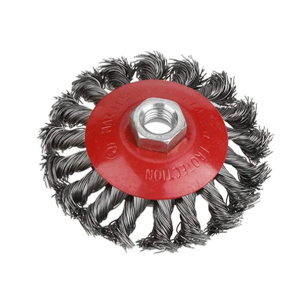 Crew Twist Knot Wire Brush Set Twist-Knot Cup Brush 100mm