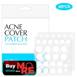 48 Packs Pimple Patches for Large Breakouts, Zit and Blemish, Large Acne Patches Skincare Blend Hydrocolloid Skin Repair