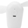 Electric Versatile Small Portable Fan USB Rechargeable Handheld MultiFunctional Cooler(White