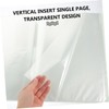 Carpeta de Archivos A4 Transparente 60 Hojas, Plástico Verde
