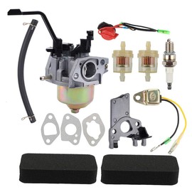 Hippotech Carburettor with Air Filter Replacement for Honda GX160 GX120 GX200 GX168 168F 5.5HP 6.5HP 163cc 196cc Engine Generator