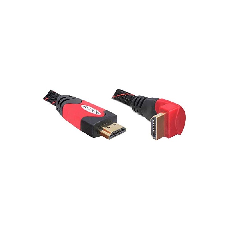 Delock 82688 Angled A/A HDMI Cable 1.4 5 m