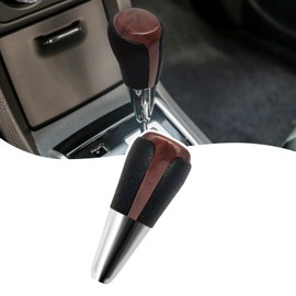 VKGUG Black Walnut Wood Gear Shift Knob Shifter Compatible with Toyota Camry 2012-2017 Corolla 2014-2018 Rav4 2013-2017 Prius C 2012-2017 Yaris 2015-2017