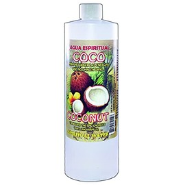 MISTIC 1 BOTTLE COCONUT SPIRITUAL WATER-COCO AGUA ESPIRITUAL 16 OZ.-MAGICK PAGAN