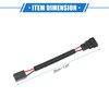 A ABSOPRO 2pcs 9006 Male to H7 Female Adapter Pigtail