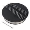 Woosphy 14" x 3" Half Finned Aluminum Air Cleaner With