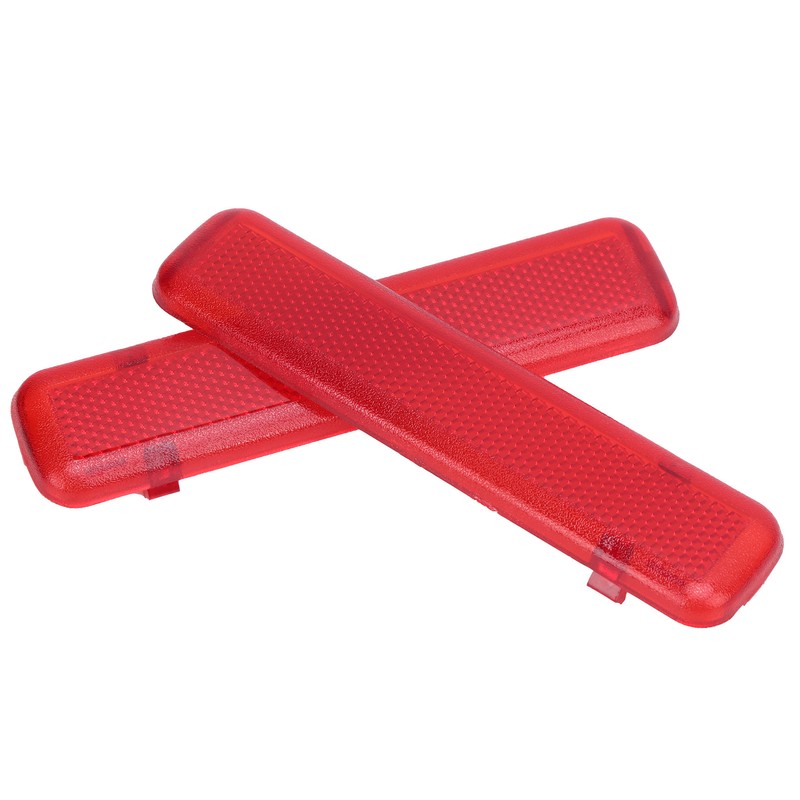 Pair Door Reflector Panel Red Interior Replacement for Silverado 1500/2500