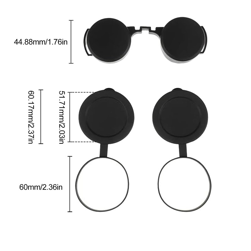 Binoculars Rain Cover, Lens Cover for Binoculars 42mm, Binoculars Cover