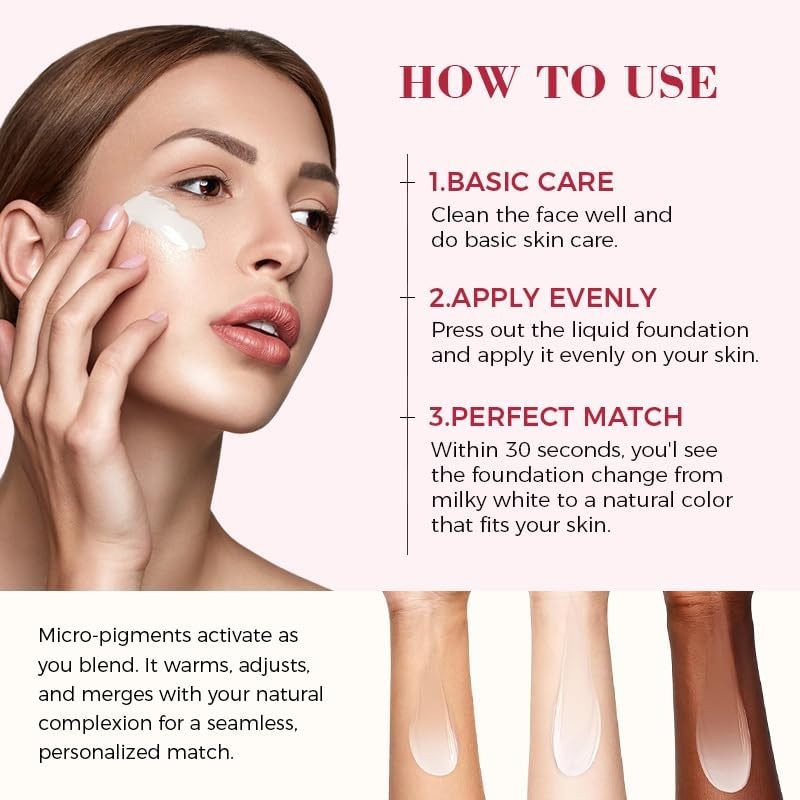 Smooches Foundation Korean Smochee Color Adapting Liquid Foundation