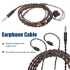 Copper Core Earphone Cable, 3.5mm Plug, 2 Pin 0.78mm, in