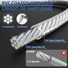 hannger 1/8" Wire Rope Kit, 100 Ft PVC Coated Steel