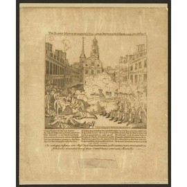 HistoricalFindings Photo: Bloody Massacre,King Street,Boston,29th Regiment,Paul Revere,Massachusetts,1770