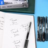 BASUNOCL 12 Pcs Fine Point Pen Liquid Rollerball Pens, 0.5mm