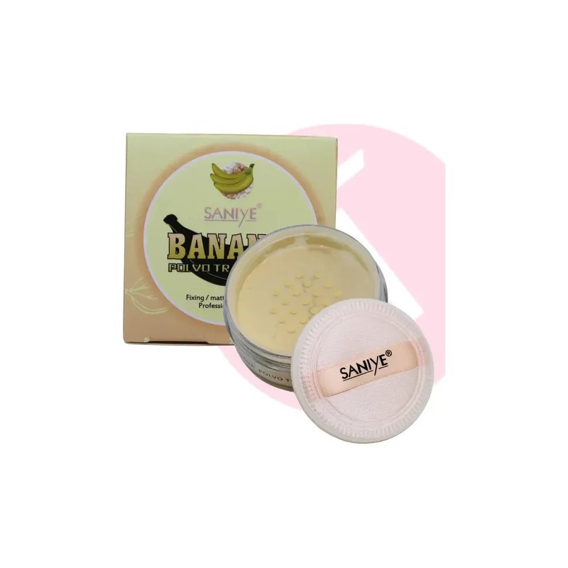 Polvo Maquillaje Banana Traslucido Sellador